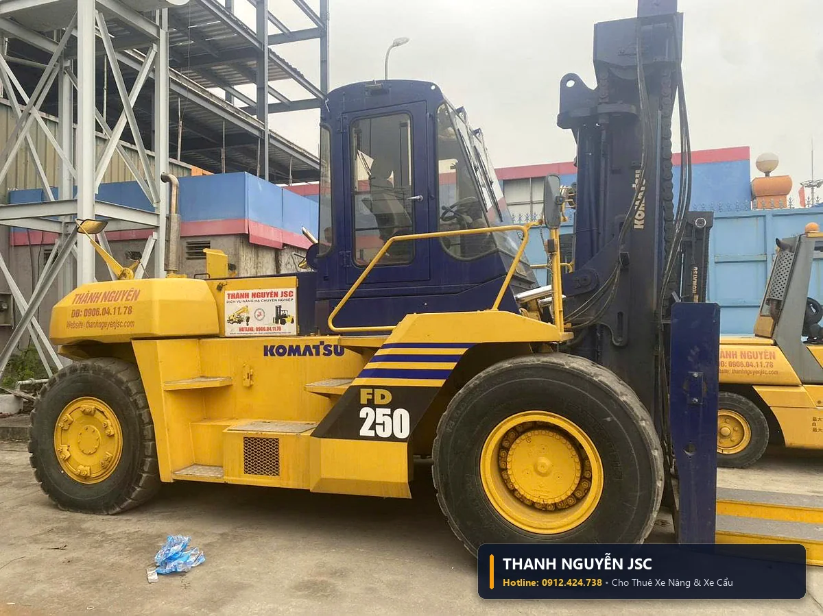 Dự án xe nâng xe cẩu thực tế tại Hải Dương