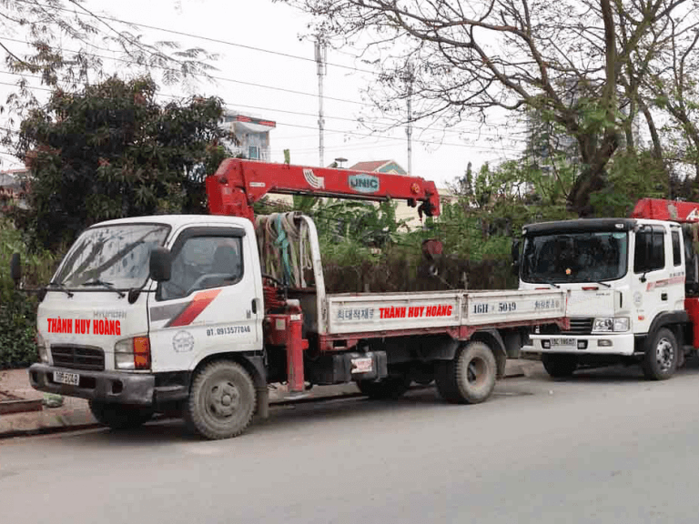 Cho thuê xe cẩu khu công nghiệp Đại An