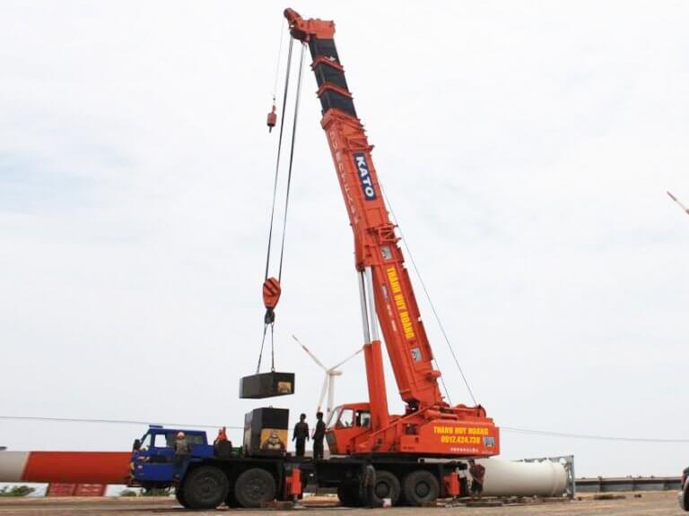 Cho thuê xe cẩu khu công nghiệp Nam Sách