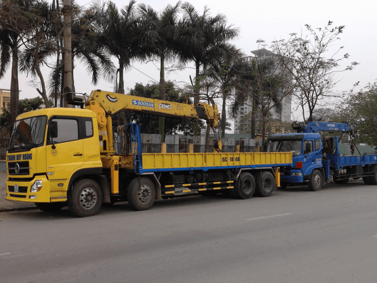 Cho thuê xe cẩu khu công nghiệp Kim Thành
