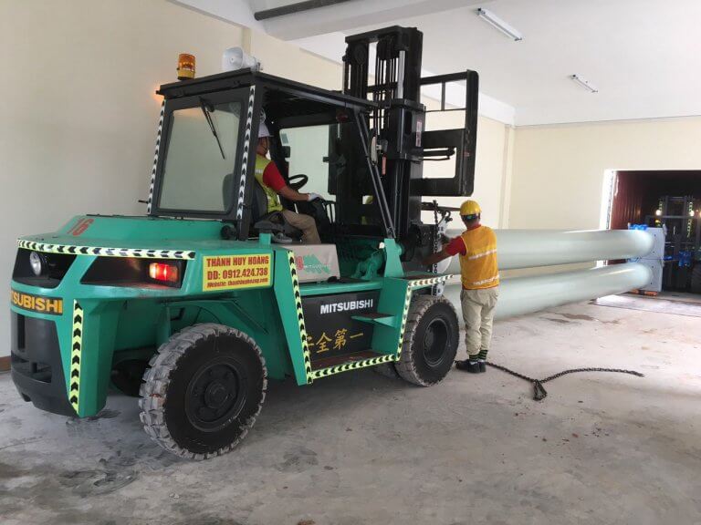 Cho thuê xe nâng khu công nghiệp Lai Vu