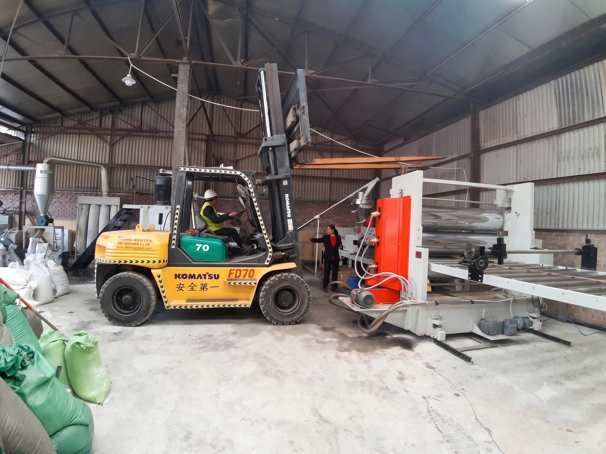 Hoàn tất cân chỉnh thăng bằng móng và bàn giao dây chuyền Đại An Hải Dương - THÀNH HUY HOÀNG