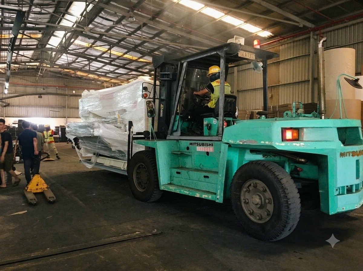 Tuyển dụng 06 lái xe nâng dầu 3 tấn đến 25 tấn Komatsu TCM làm dịch vụ nâng hạ hàng hóa đi về trong ngày Tuyển dụng 06 lái xe nâng dầu 3 tấn đến 25 tấn Komatsu TCM làm dịch vụ nâng hạ hàng hóa đi về trong ngày